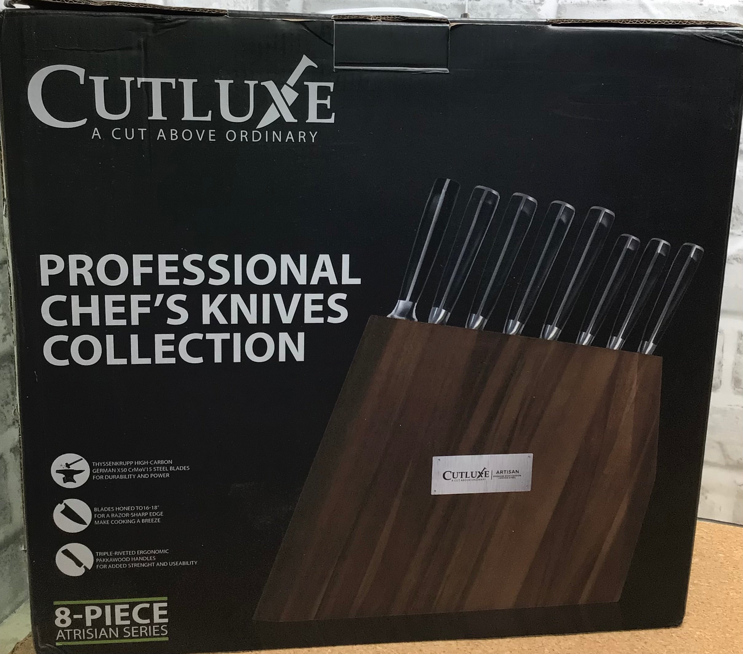 CUTLUXE 8-Piece Knife Block Set (7754800136430)